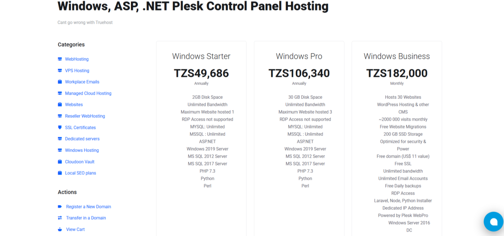 Get Windows Hosting or a Windows Server