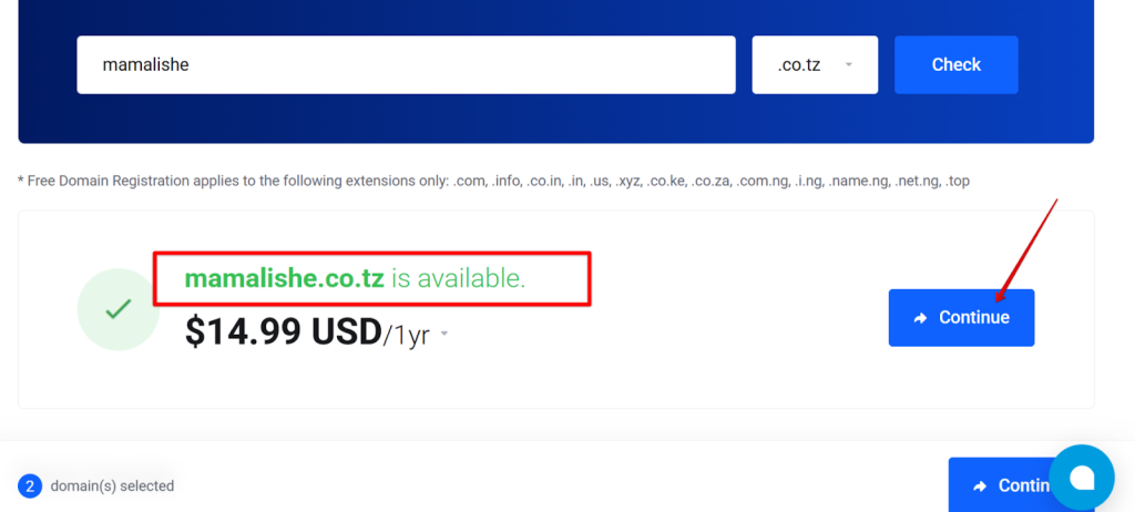 how to get a free domain