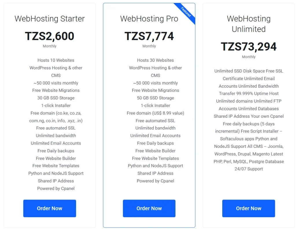 web hosting bundles
