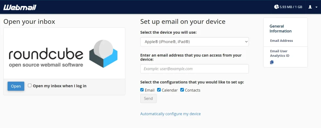 Set up email on your device
Select the device you will use:
