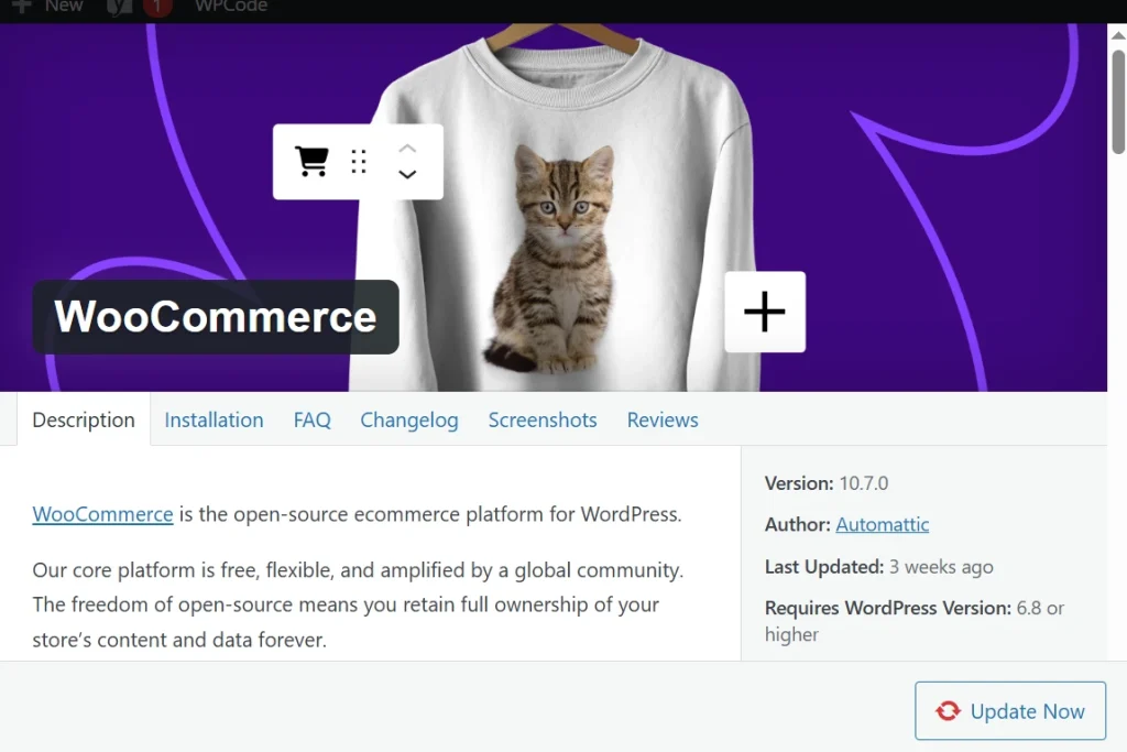 WooCommerce is the open-source ecommerce platform for WordPress.

Our core platform is free, flexible, and amplified by a global community. The freedom of open-source means you retain full ownership of your store’s content and data forever.