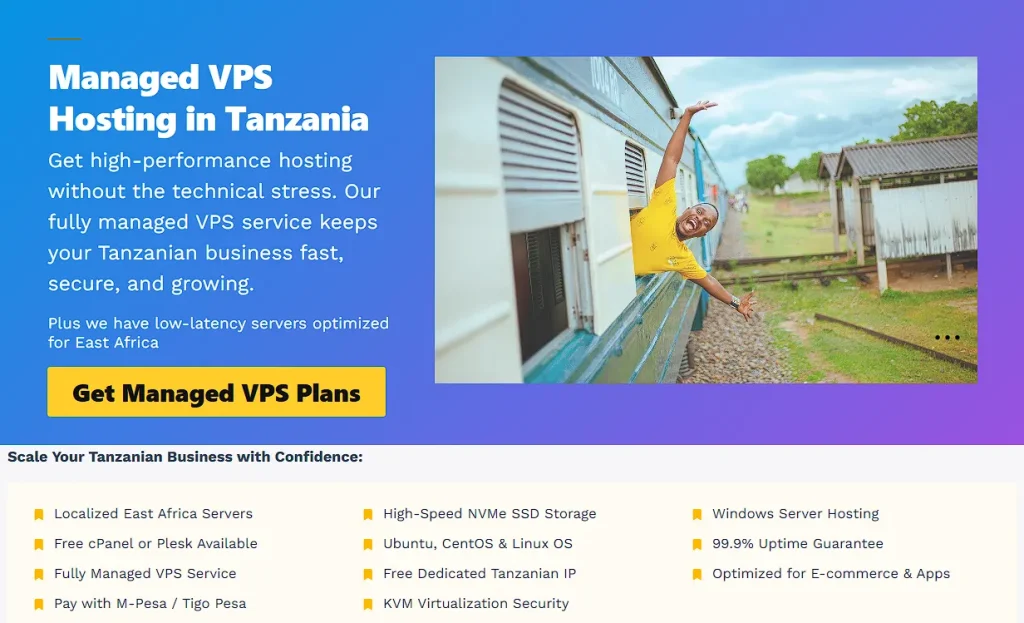 Managed VPS Hosting in Tanzania